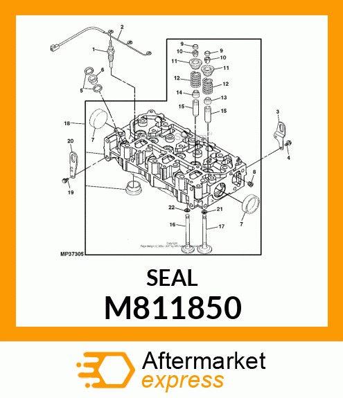 SEAL, VALVE STEM, IN M811850