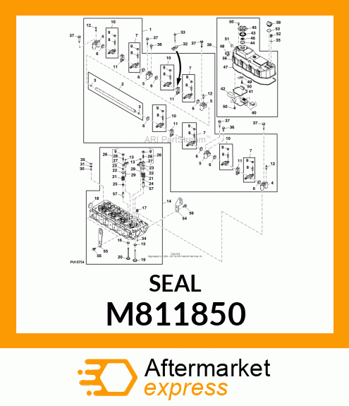 SEAL, VALVE STEM, IN M811850