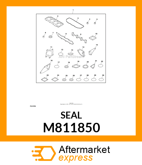 SEAL, VALVE STEM, IN M811850