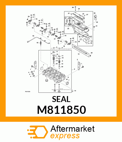 SEAL, VALVE STEM, IN M811850