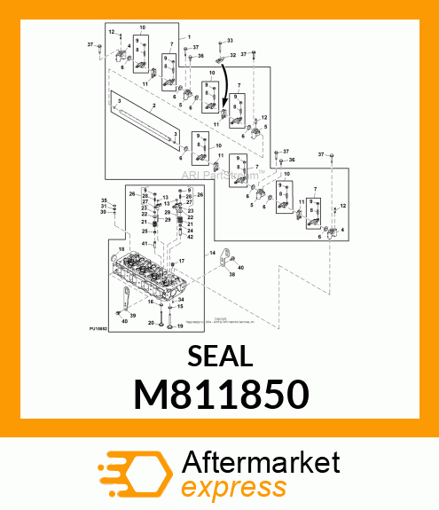 SEAL, VALVE STEM, IN M811850