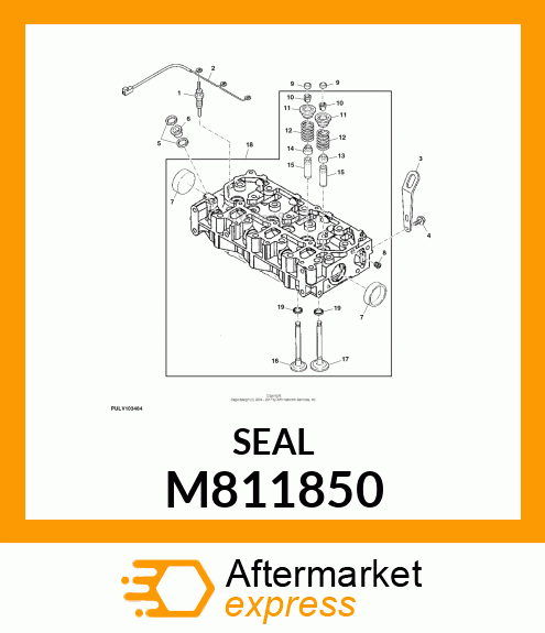 SEAL, VALVE STEM, IN M811850