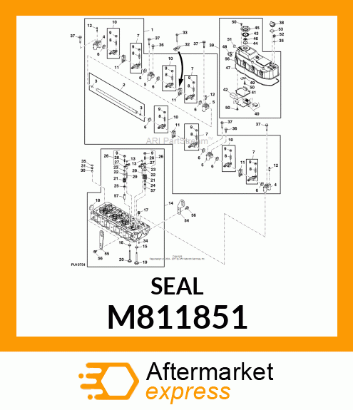 SEAL, VALVE STEM, EX M811851