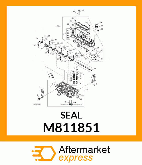 SEAL, VALVE STEM, EX M811851