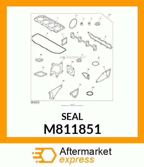 SEAL, VALVE STEM, EX M811851