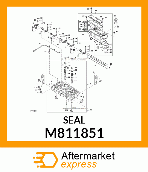 SEAL, VALVE STEM, EX M811851