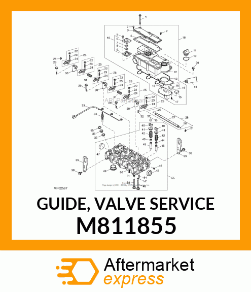 GUIDE, VALVE SERVICE M811855