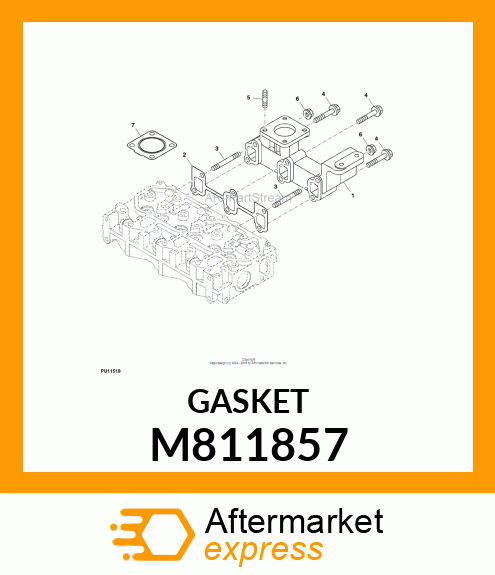 GASKET, MANIFOLD M811857