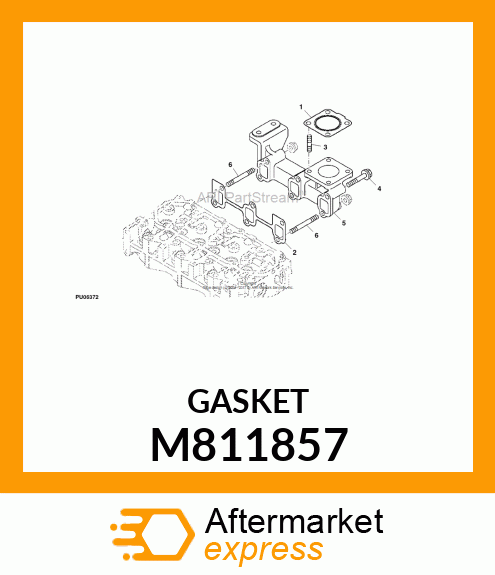 GASKET, MANIFOLD M811857