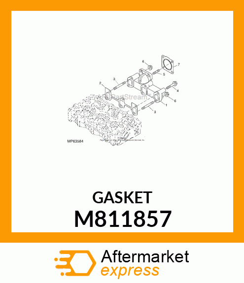 GASKET, MANIFOLD M811857