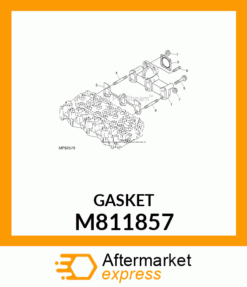 GASKET, MANIFOLD M811857