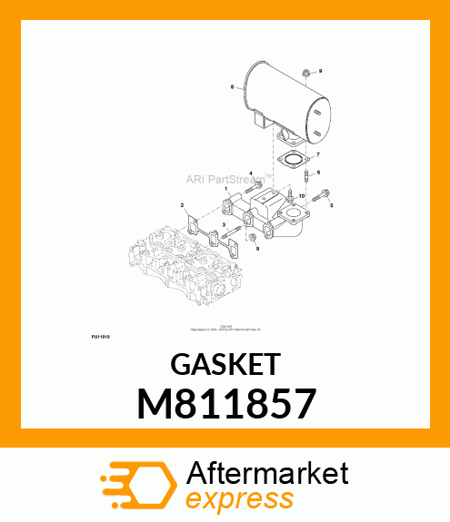 GASKET, MANIFOLD M811857