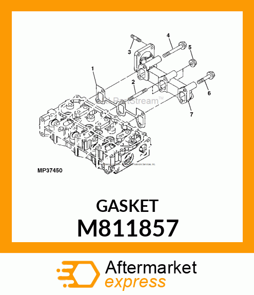 GASKET, MANIFOLD M811857