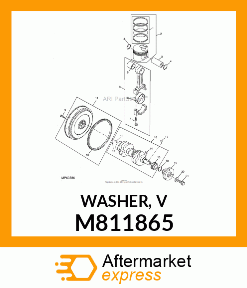 WASHER, V M811865