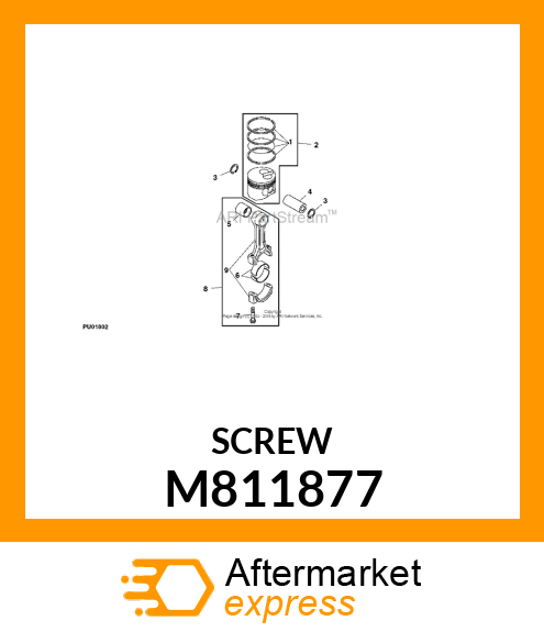 BOLT, CONNECTING ROD M811877