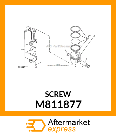 BOLT, CONNECTING ROD M811877