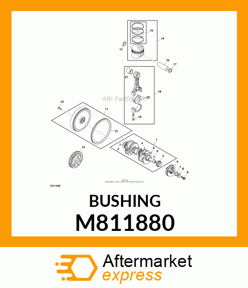 BUSHING, PISTON PIN M811880