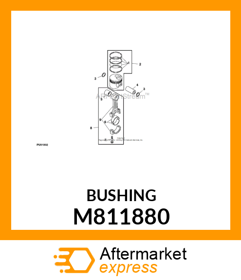 BUSHING, PISTON PIN M811880