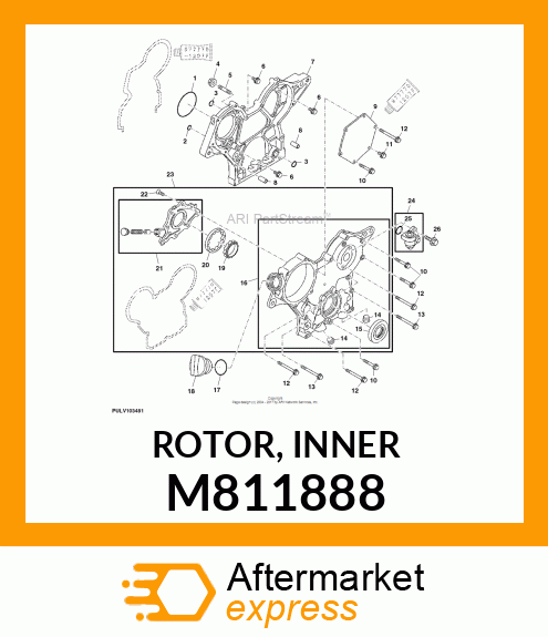 ROTOR, INNER M811888