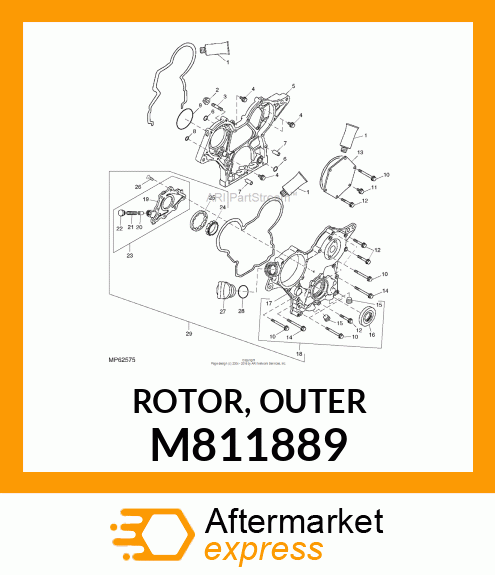 ROTOR, OUTER M811889