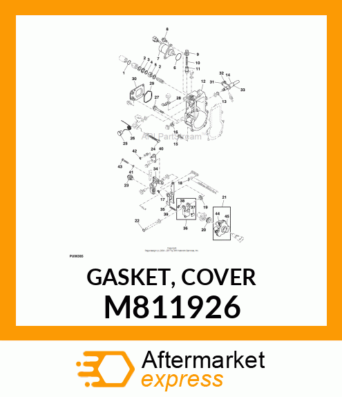 GASKET, COVER M811926