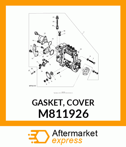 GASKET, COVER M811926