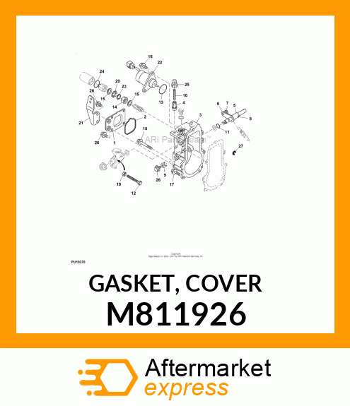 GASKET, COVER M811926