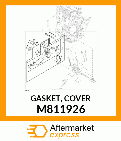 GASKET, COVER M811926