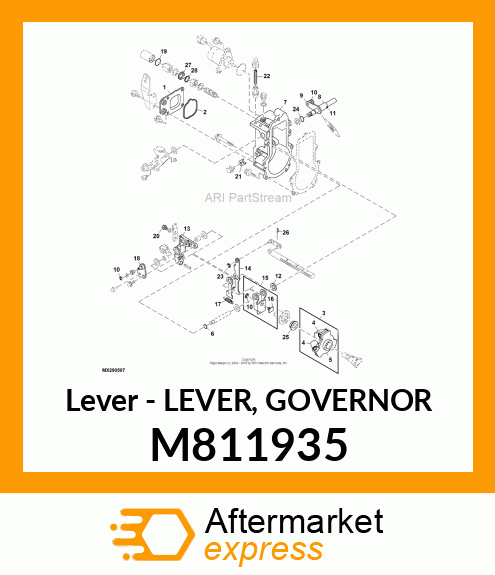 Lever - LEVER, GOVERNOR M811935