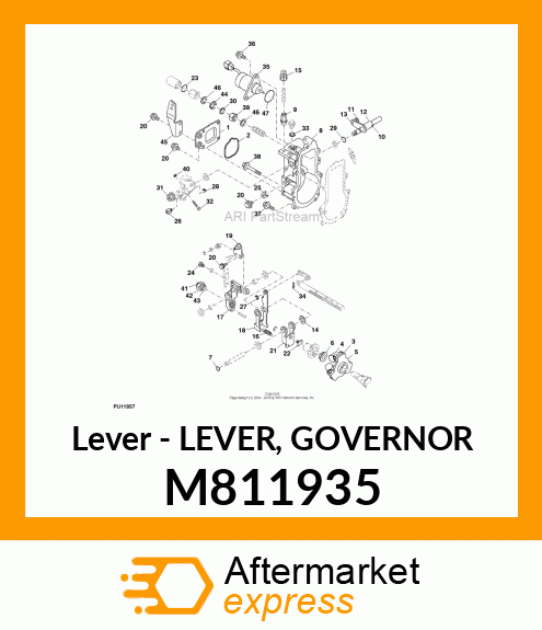 Lever - LEVER, GOVERNOR M811935