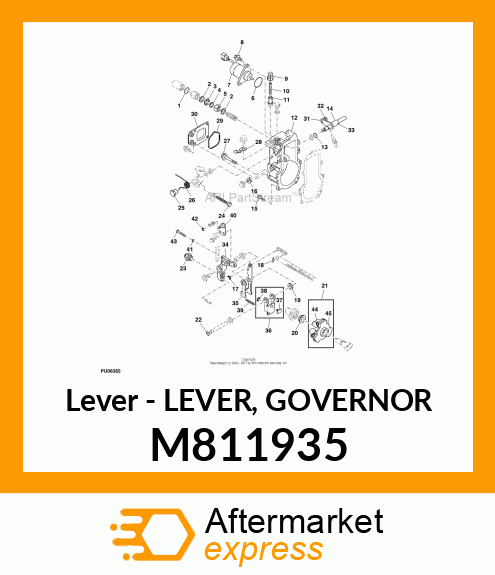 Lever - LEVER, GOVERNOR M811935