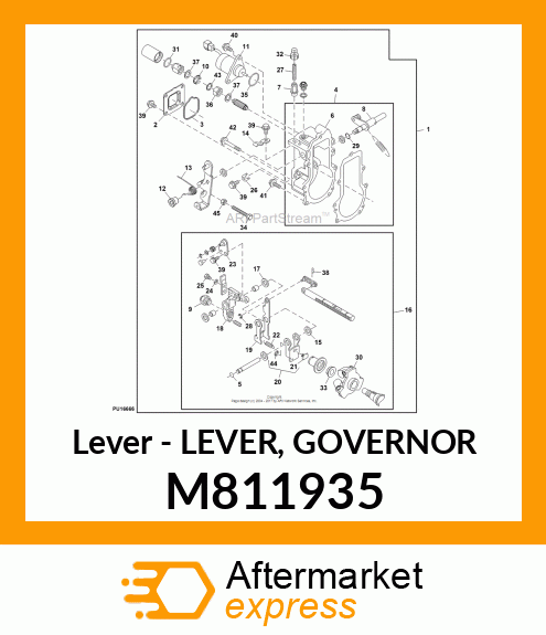 Lever - LEVER, GOVERNOR M811935