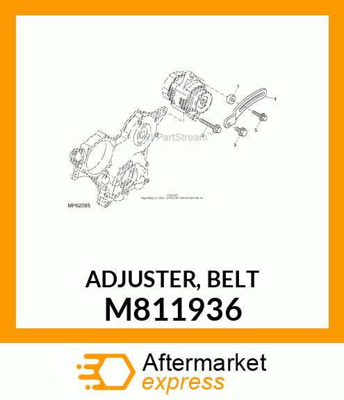 ADJUSTER, BELT M811936