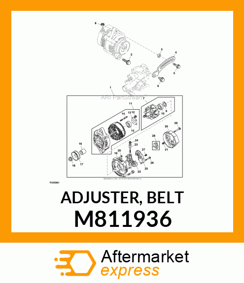 ADJUSTER, BELT M811936