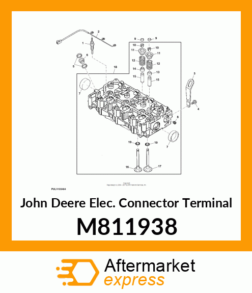 CONNECTOR, GLOW PLUG M811938