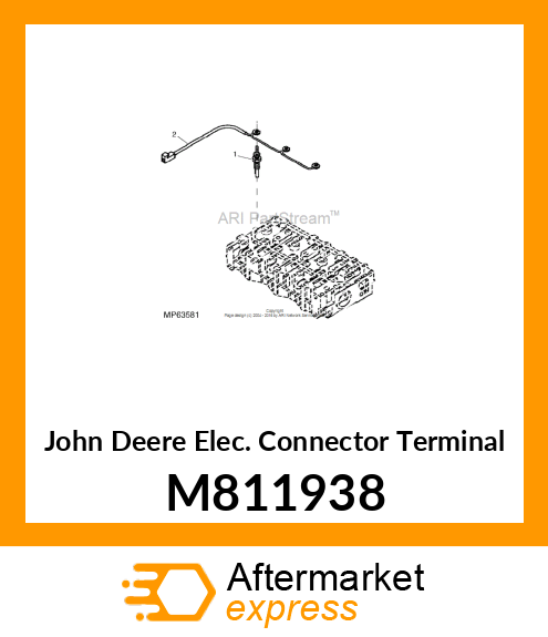 CONNECTOR, GLOW PLUG M811938