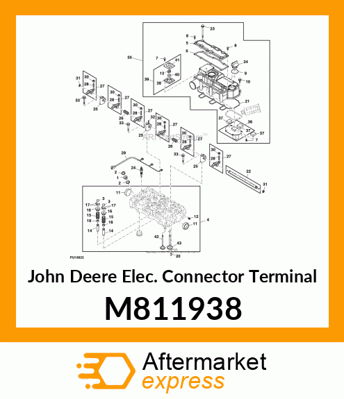 CONNECTOR, GLOW PLUG M811938