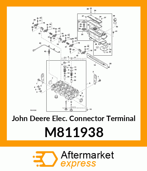 CONNECTOR, GLOW PLUG M811938