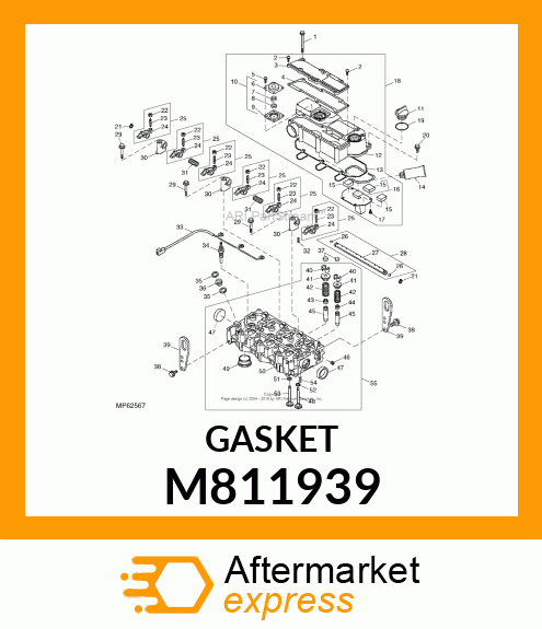 GASKET, BONNET M811939