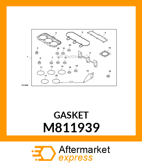 GASKET, BONNET M811939