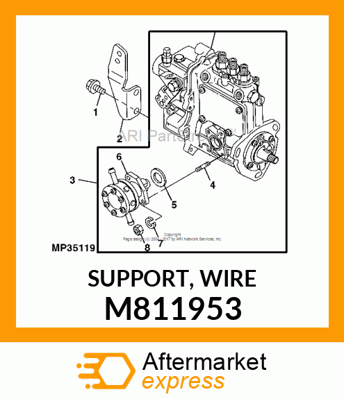 SUPPORT, WIRE M811953