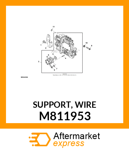 SUPPORT, WIRE M811953