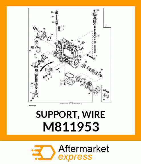 SUPPORT, WIRE M811953