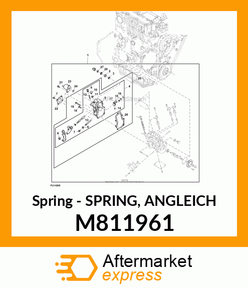 Spring - SPRING, ANGLEICH M811961