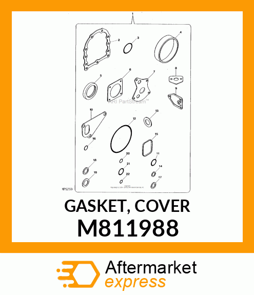 GASKET, COVER M811988