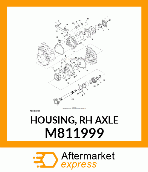 HOUSING, RH AXLE M811999