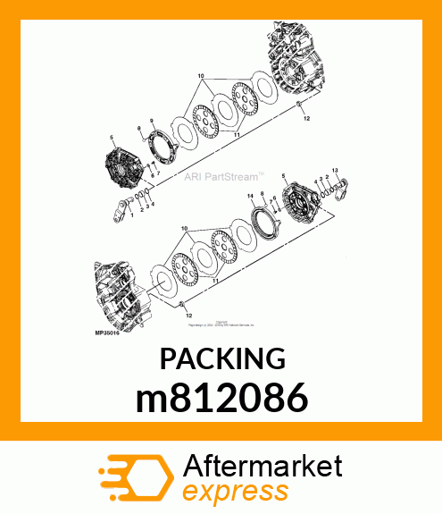 PACKING, NITRO RUBBER m812086