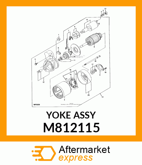YOKE ASSY M812115