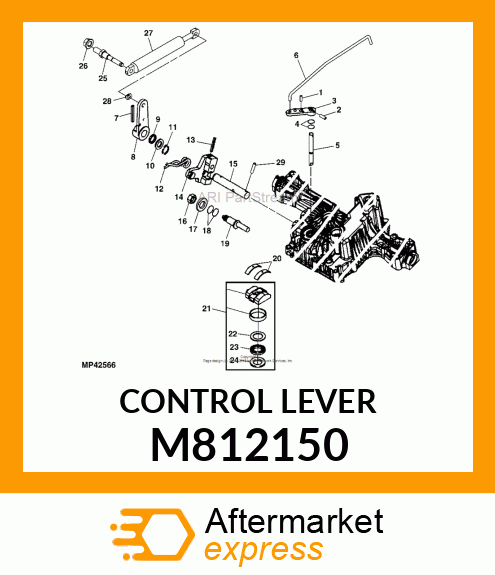 CONTROL LEVER M812150