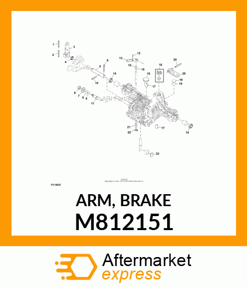 ARM, BRAKE M812151